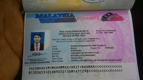 Information for malaysian nationals leaving malaysia. Single Entry Visa Malaysia untuk Pelajar & Mahasiswa ...