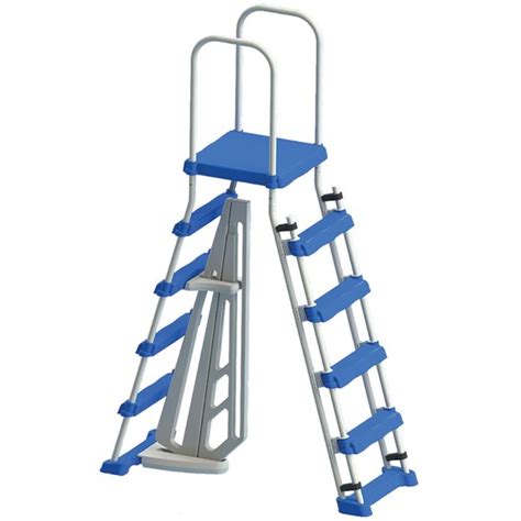 A Frame Ladder Blue 5 Steps 87952lsl Water Works Pools Hot Tubs And More