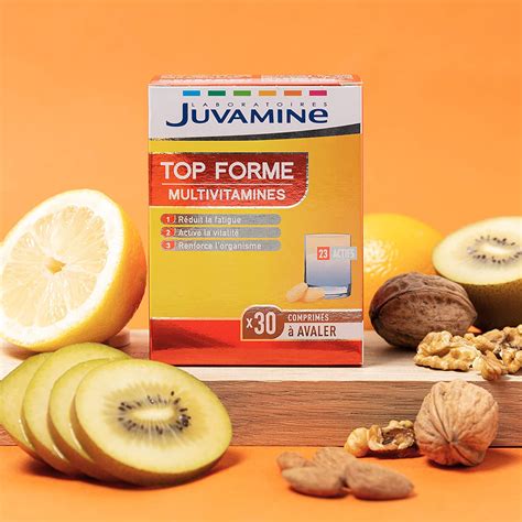 JUVAMINE Top Forme Multivitamines Aide à réduire la fatigue Soutient limmunité
