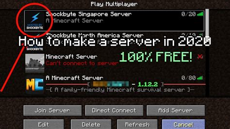 How To Make A Lifetime Free Server In Minecraft Javabedrock In 2020