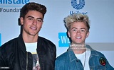 Jack and Jack pose on arrival at We Day 2017 in Inglewood, California ...