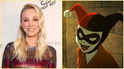 kaley cuoco to produce and star in harley quinn animated series in first post big bang theory gig