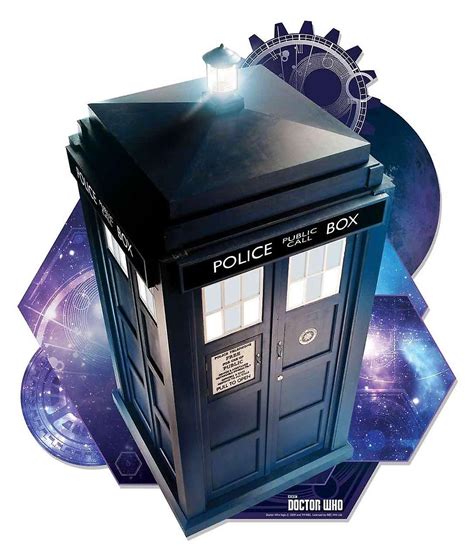 The Tardis From Doctor Who Wall Mounted Official Cardboard Cutout