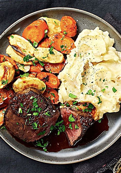These potato and vegetable sides pair nicely for a. Beef Tenderloin with Brown Butter Roasted Veggies and ...