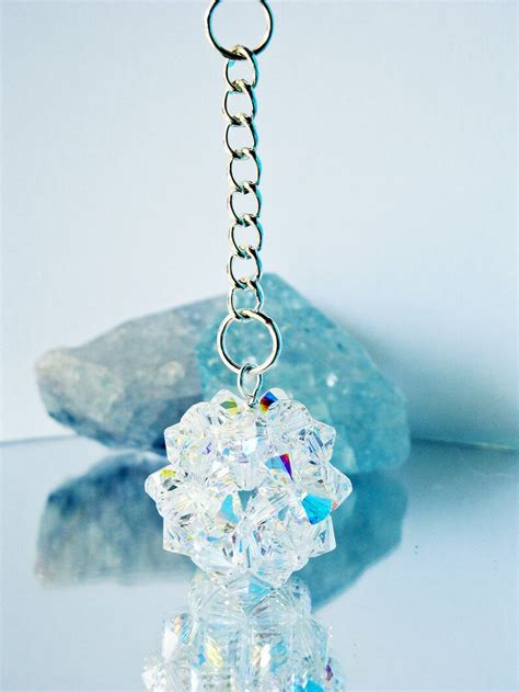 Swarovski Crystal Keychain Crystal Ball Key Chains For Women Etsy