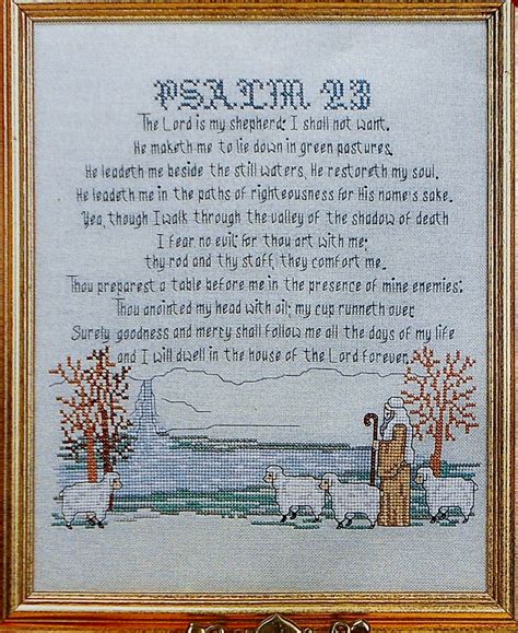 Walk in love free pdf stitched by stephanie ison. Lois Winston PSALM 23 SAMPLER The Lord Is by ...