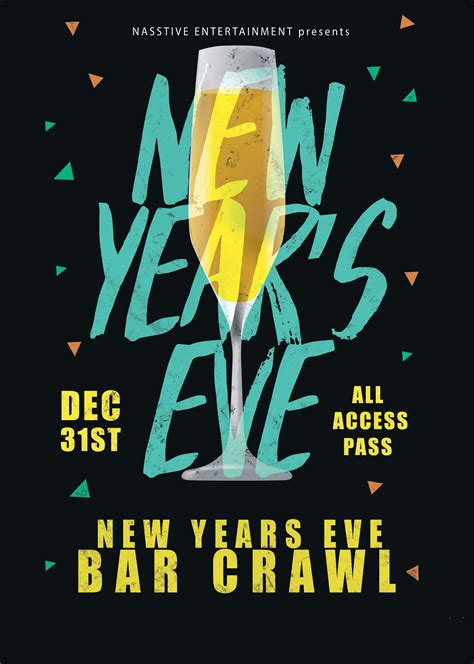 Dec 31 New Years Eve 2023 San Diego Nye Bar Crawl All Access Pass