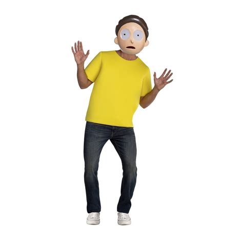 Adult Rick And Morty Morty Smith Halloween Costume M Morty Costume