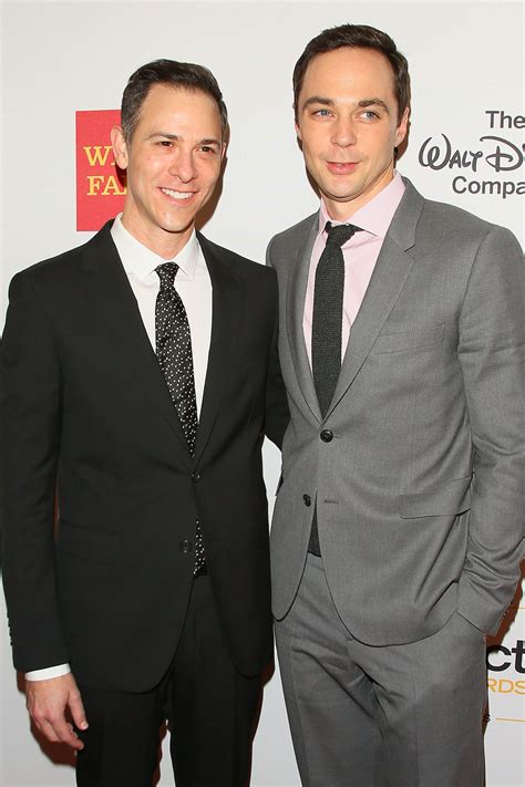 Big Bang Theorys Jim Parsons Married To Todd Spiewak Glamour Us