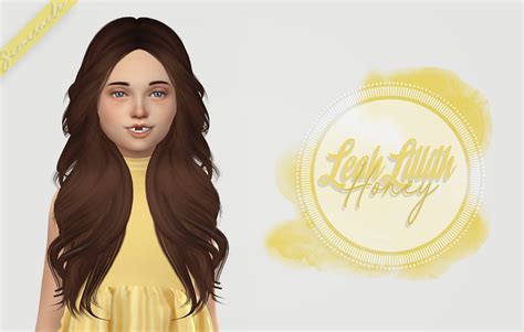 Sims 4 Hairs Simiracle Leahlillith`s Honey Hair Retextured Kids