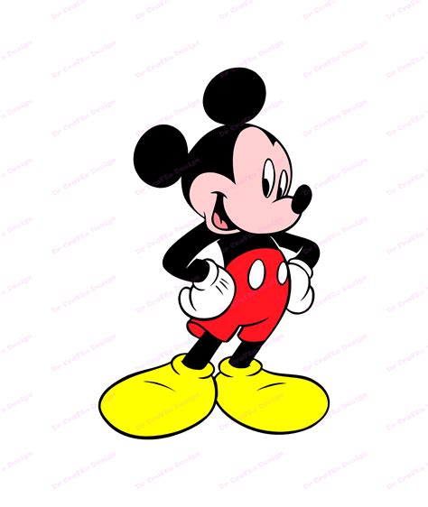Mickey Mouse Svg Svg Dxf Cricut Silhouette Cut File Etsy