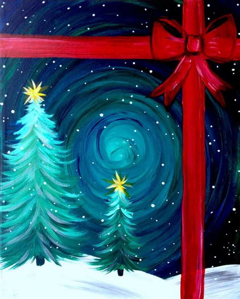 20 Stunning Christmas Canvas Paintings