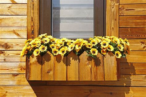 Custom Wood Flower Box Created With The Same Wood Of The Exterior Home