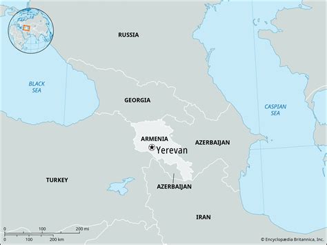 Yerevan Armenia Map And Facts Britannica
