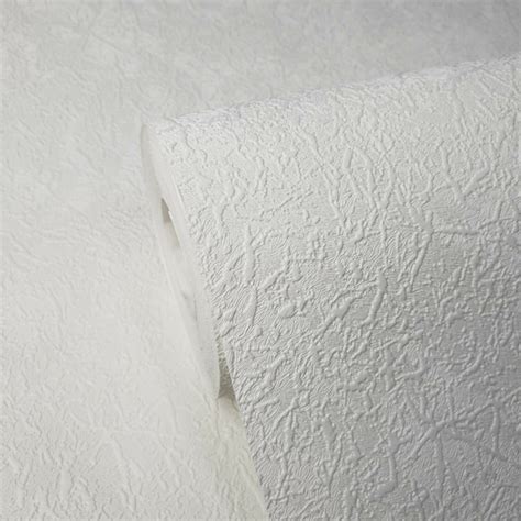 Embossed Wallpaper White Modern Plain Wallcoverings Rolls Faux Etsy