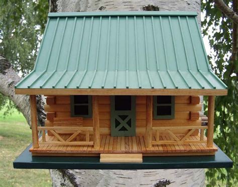 How to build a log cabin birdhousecreated with magix video deluxe 2015 plus The Best Of Log Cabin Birdhouse Plans - New Home Plans Design