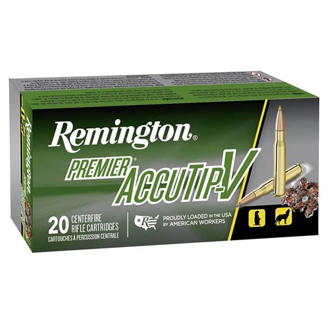 Remington Premier Accutip 22 250 Rem Ammo
