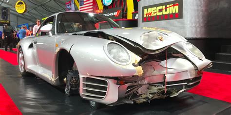 Wrecked Porsche 959 Sells For 467500 At Monterey Auction