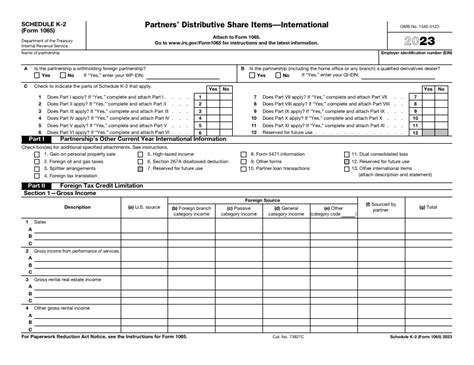Irs Form 1065 Schedule K 2 Download Fillable Pdf Or Fill Online