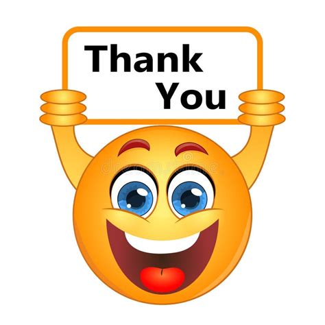 Thank You Thanks Expressing Gratitude Note On A Sign Stock Vector