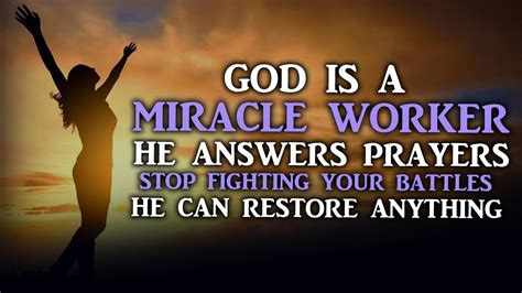 We Serve A Miracle Working God That Answers Prayers Get Ready For
