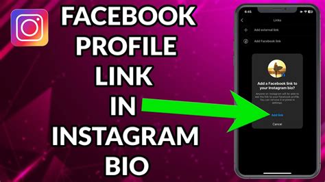 How To Add Facebook Profile Link In Instagram Bio Youtube