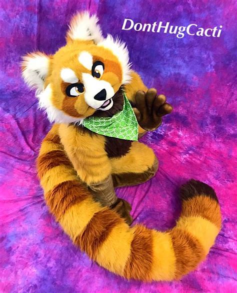 Wasabe Red Panda In 2020 Furry Design Furry Costume Fursuit Furry