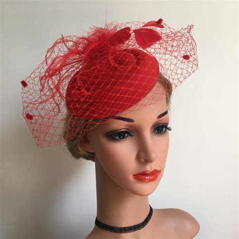 women s fascinator hat mesh veil feathers headband cocktail tea party hats ebay