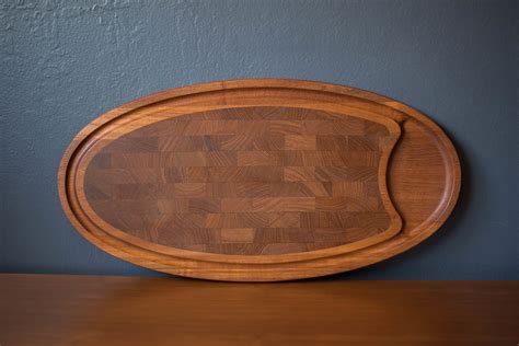 Vintage Dansk Teak Cutting Board Tray Platter By Jens H Quistgaard