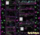 Say i love you with neon Myspace Layouts - Pimp-My-Profile.com