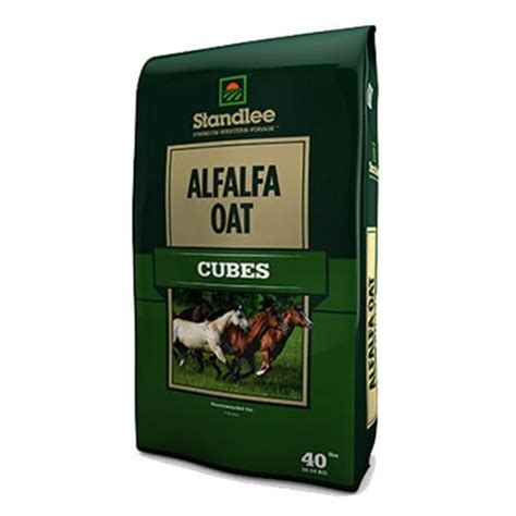 Standlee Hay 1380 40101 0 0 Forage Alfalfaoat Cubes 40 Lb Bag