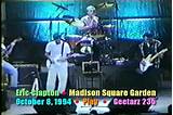 Eric Clapton At Madison Square Garden Photos
