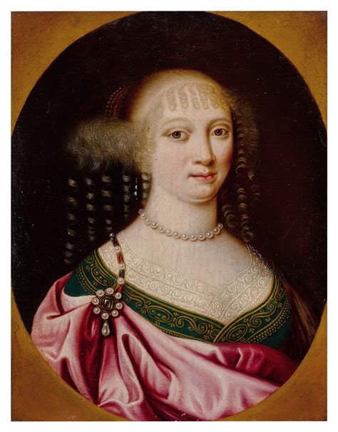 Portrait Of Maria Theresa Of Austria 1638 1683 Queen Consort Of