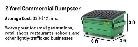 2 Yard Dumpster An Economical Commercial Dumpster Option Hometown