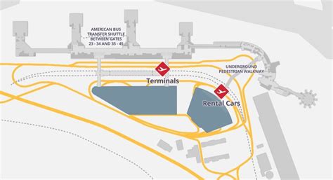 Ronald Reagan Airport Terminal Map