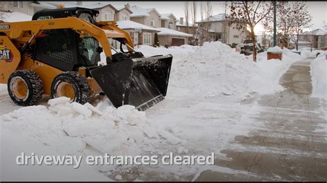 Residential Snow Removal In Edmonton Youtube