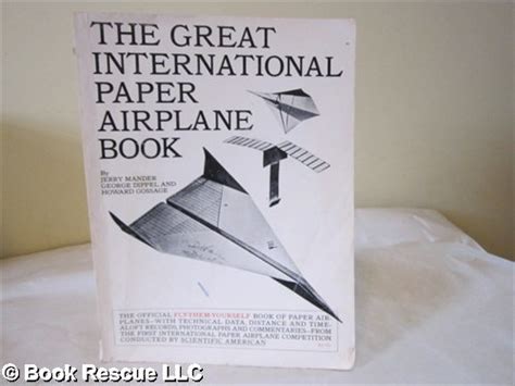 The Great International Paper Airplane Book Jerry Mander George