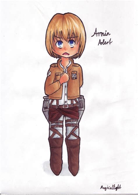 Attack On Titan Armin Chibi By Recoverylight On Deviantart