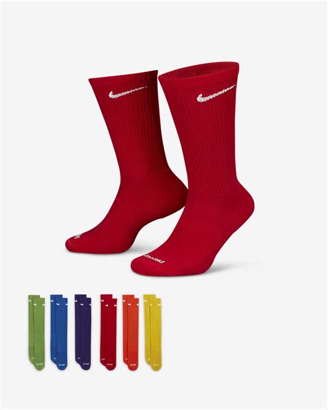 Nike Everyday Plus Cushioned Training Crew Socks 6 Pairs Nike Pt