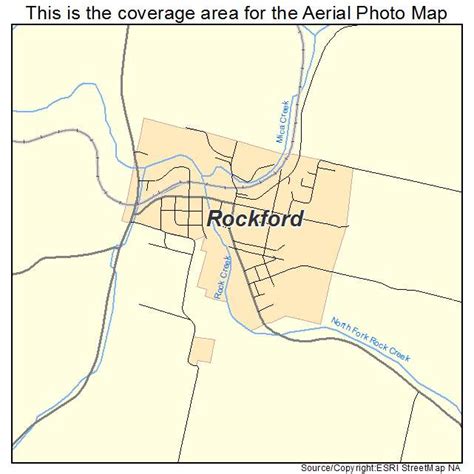 Aerial Photography Map Of Rockford Wa Washington