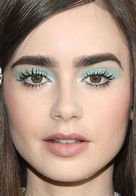 Close Up Of Lily Collins At The 20Miu Miu Cruise 2019 Show 70s
