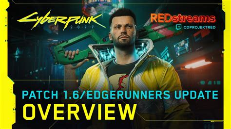Redstreams — Cyberpunk 2077 Edgerunners Update Patch 16 Youtube