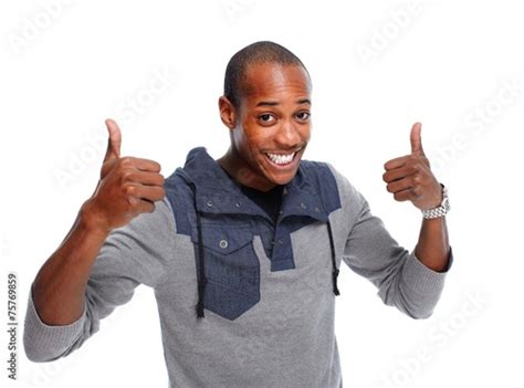 Happy Young African American Man Stock 사진 Adobe Stock