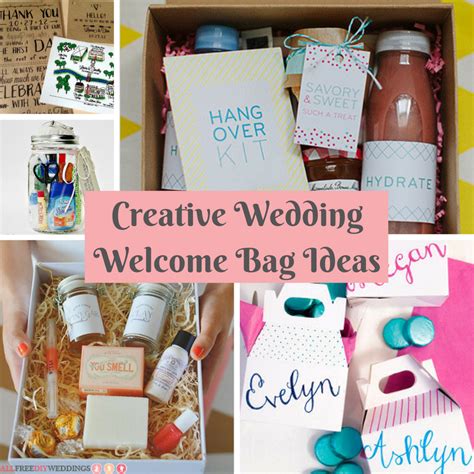 Creative Wedding Welcome Bag Ideas Wedding