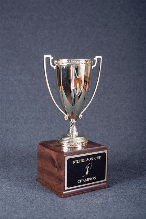 Serie a is one of the most storied football leagues in the world. Metal Cup Trophy on Wood Base - Edmond Trophy