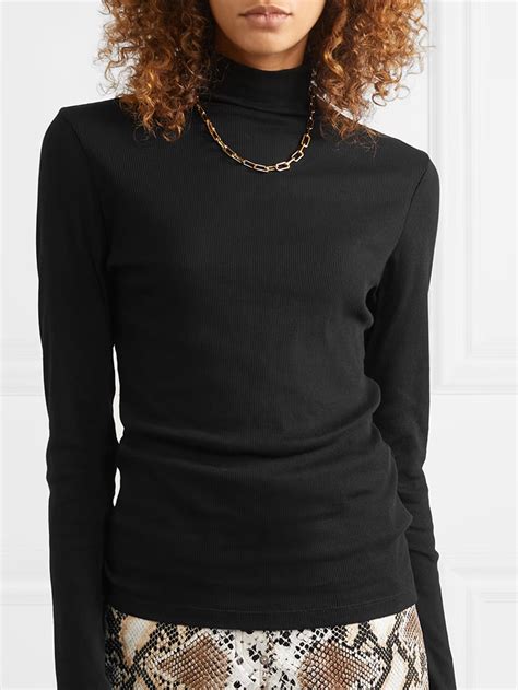 15 black turtleneck outfits that are so timeless who what wear
