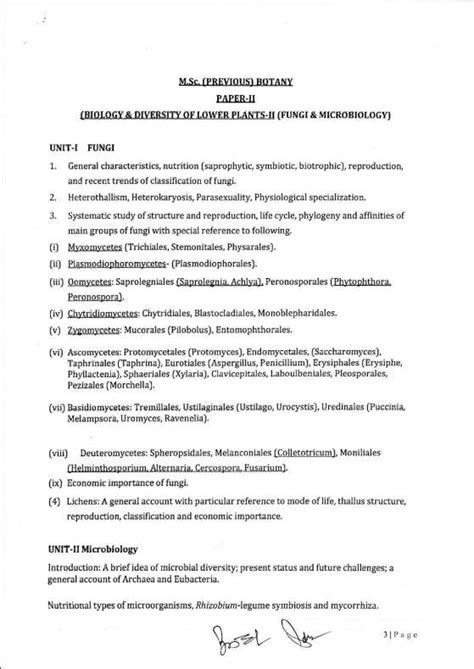 rmlau dr ram manohar lohia avadh university b sc botany syllabus 2023 2024 eduvark