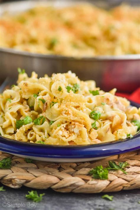 Skillet Tuna Noodle Casserole Simple Joy