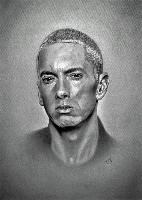 Eminem Drawing By Jpw Artist Fine Art America