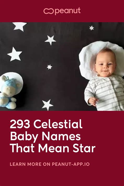 Photo Of A Baby Boy On A Black Starry Backdrop Caption Below Reads
